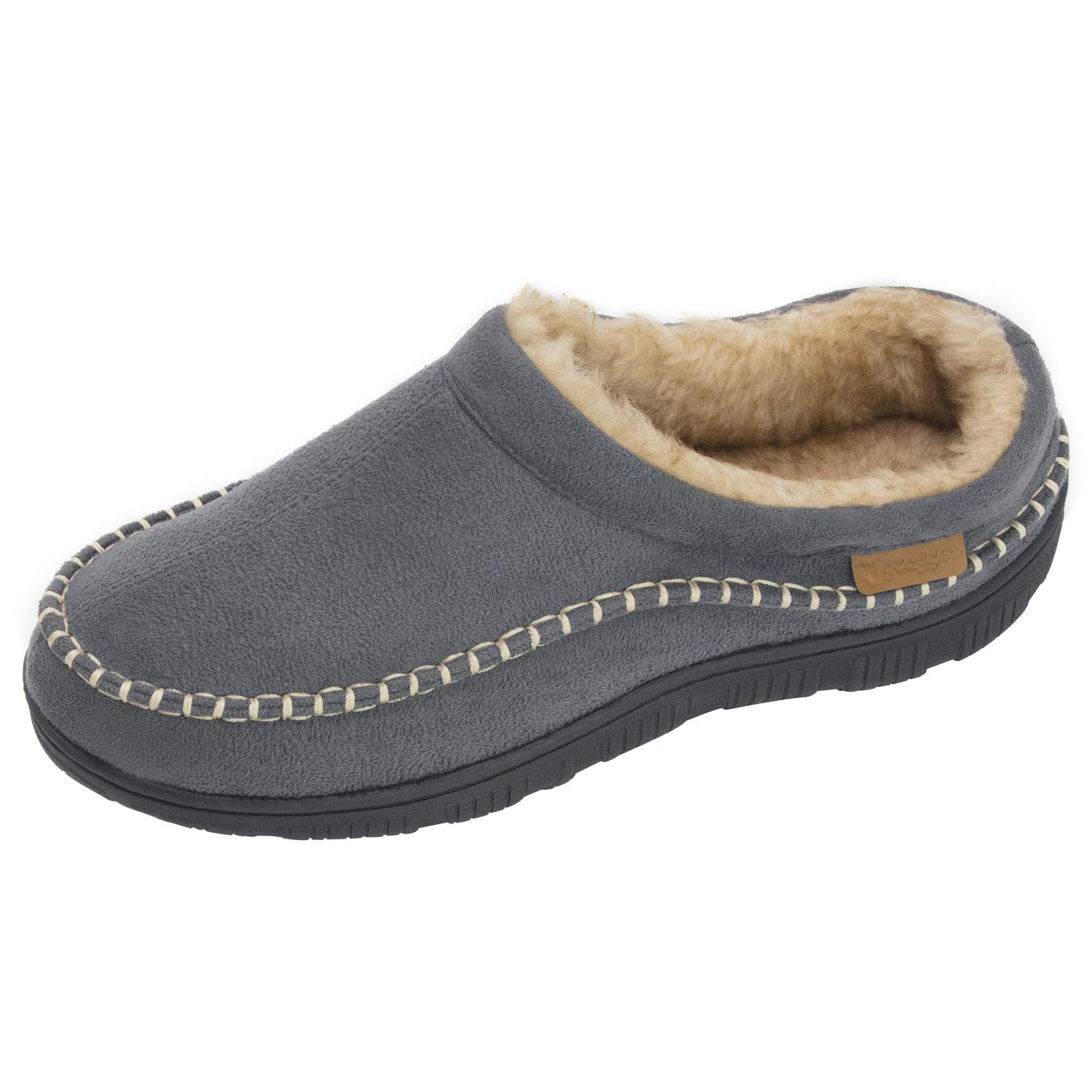 Zigzagger Zapatillas de Estar por casa Hombre.Zapatillas de Lana.