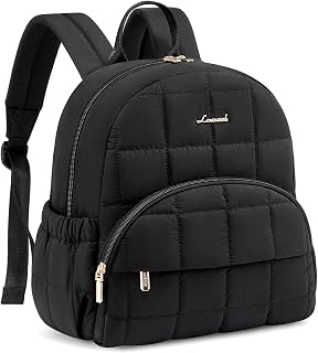 LOVEVOOK Small Backpack for Women Mini Backpack Padded Lightweight Casual Backpack with Anti-theft Pocket
