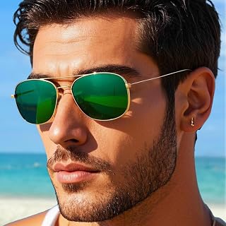 Polarized Aviator Sunglasses Metal Sunglasses Driving Sunglasses