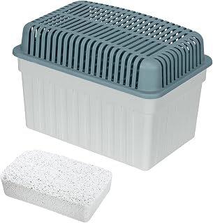 WENKO Luftentfeuchter 1 kg Grau, energiesparend da ohne Strom & geräuschlos