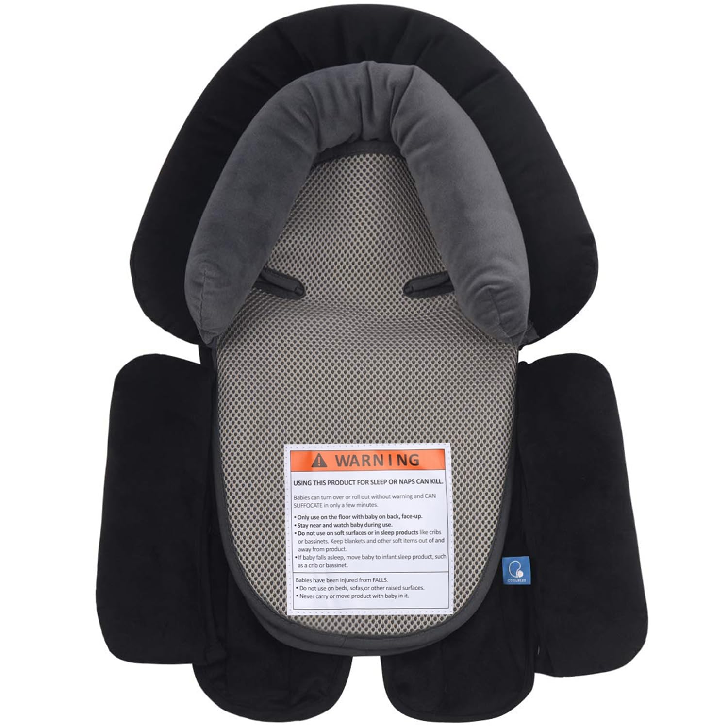 COOLBEBE 3-in-1 Reversible Newborn Car Seat Insert, Baby Head Support Pad | Extr