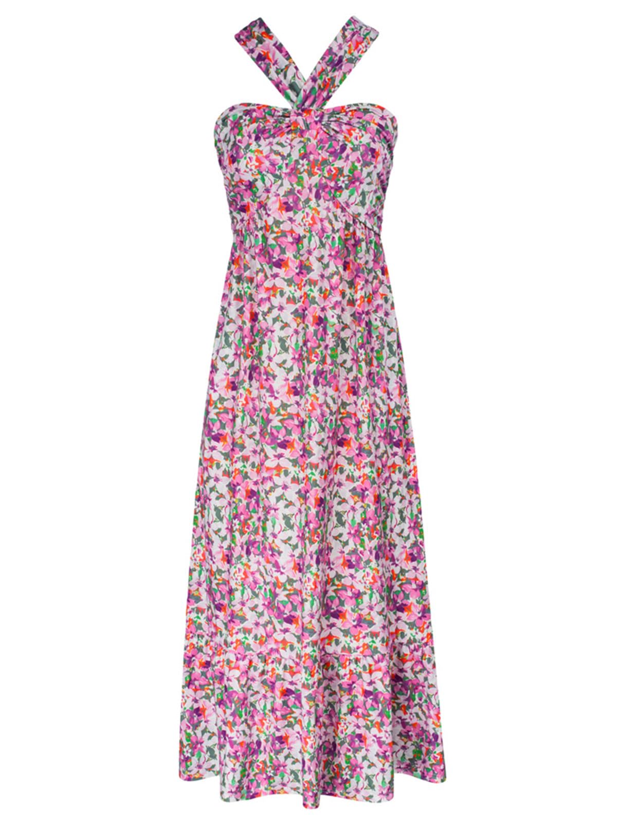 GRACE KARIN Womens Summer Floral Halter Boho Maxi Dresses