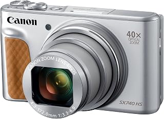 Canon PowerShot SX740 HS | Point & Shoot Digital Camera, Optical Zoom, 4K Video, Silver