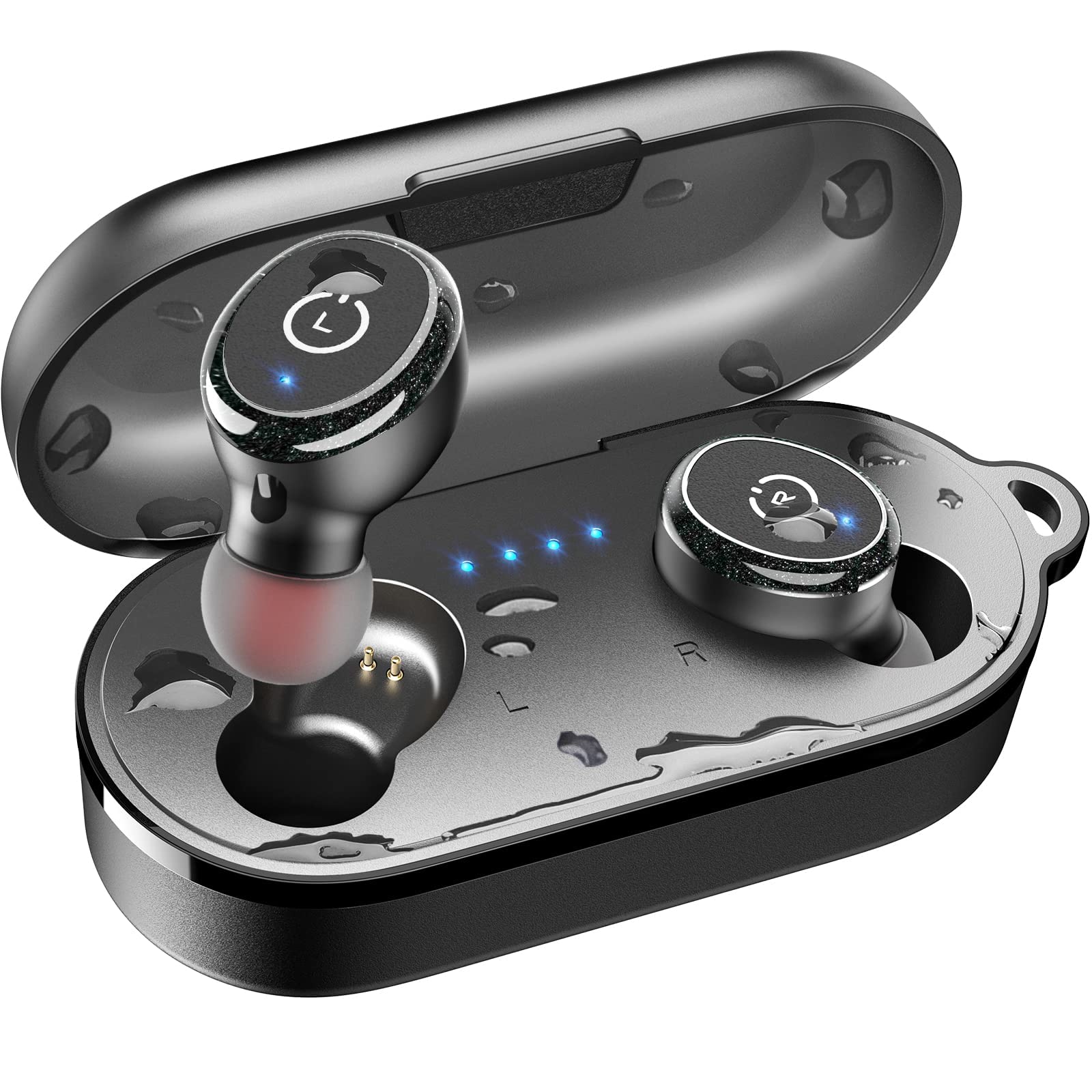 TOZO T10 Wireless Earbuds Powerful Bass Stereo Wireless Charging, APP, IPX8 | Wa