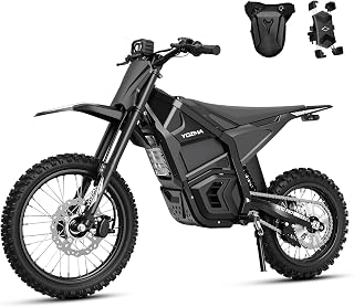 Yozma IN10 Pro Electric Dirt Bike, 5500W, 50MPH, 17"/14" Tires,60V27AH | 60Miles Max Range with BMS,Features Hydraulic Brakes &amp; Dual Shock Absorption for Mud, Rocks, &amp; Off-road Fun.