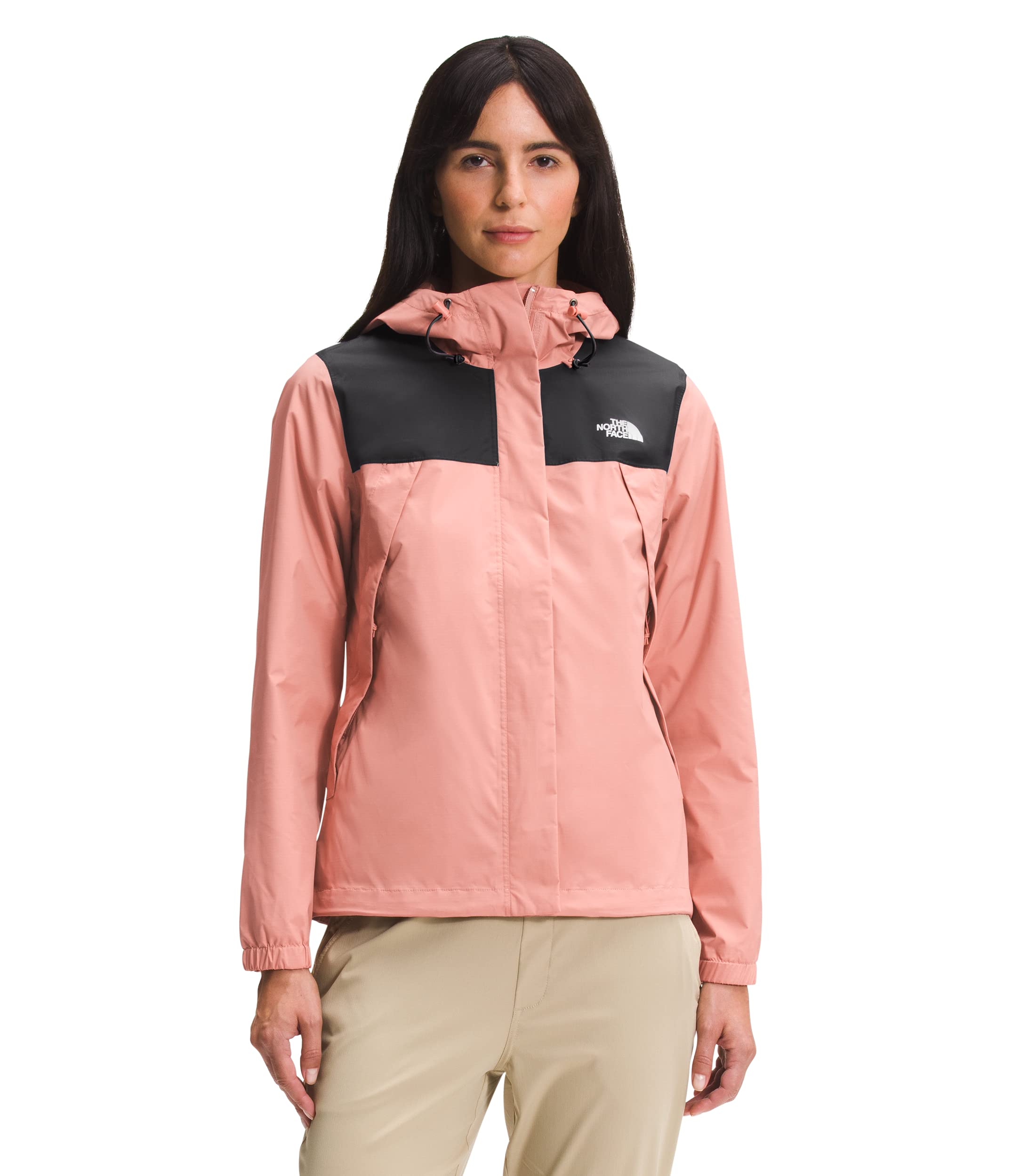 THE NORTH FACE W Antora Jacket TNF Black-Rose Dawn S, TNF Black-Rose Dawn, S