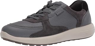 ECCO Men's Perforated Sneakers Soft 7 Runner Sports Shoes