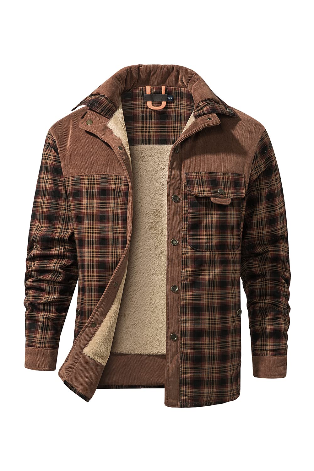 Mr.Stream Woodman Men's Hooded Shirt Plaid