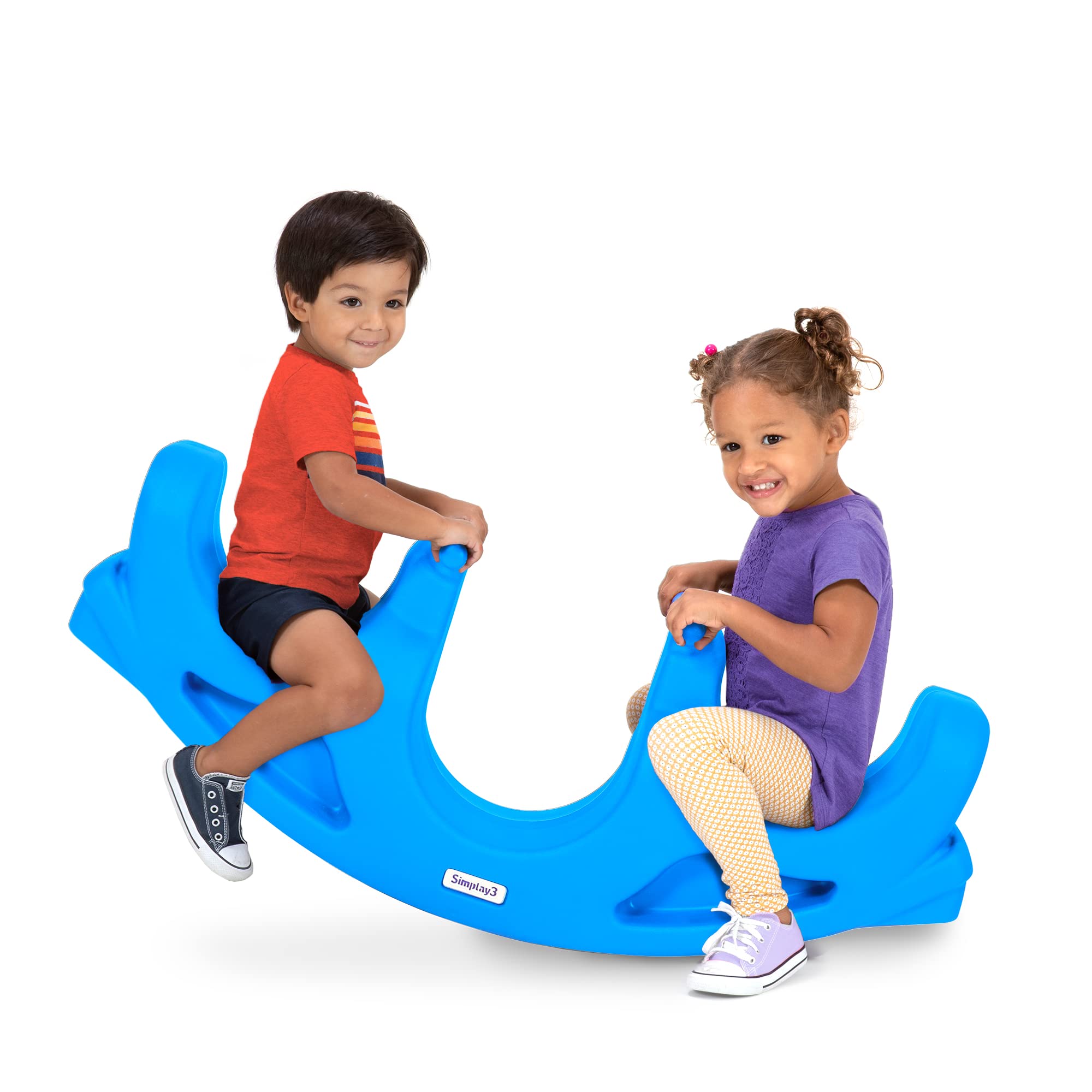 Simplay3 Up and Down Teeter Totter Seesaw - Rocking Fun for Two Toddlers or Kids