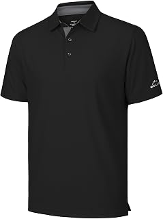 Willit Men's Golf Polo Shirts Short Sleeve Quick Dry Moisture Wicking Performance Classic Collared Casual