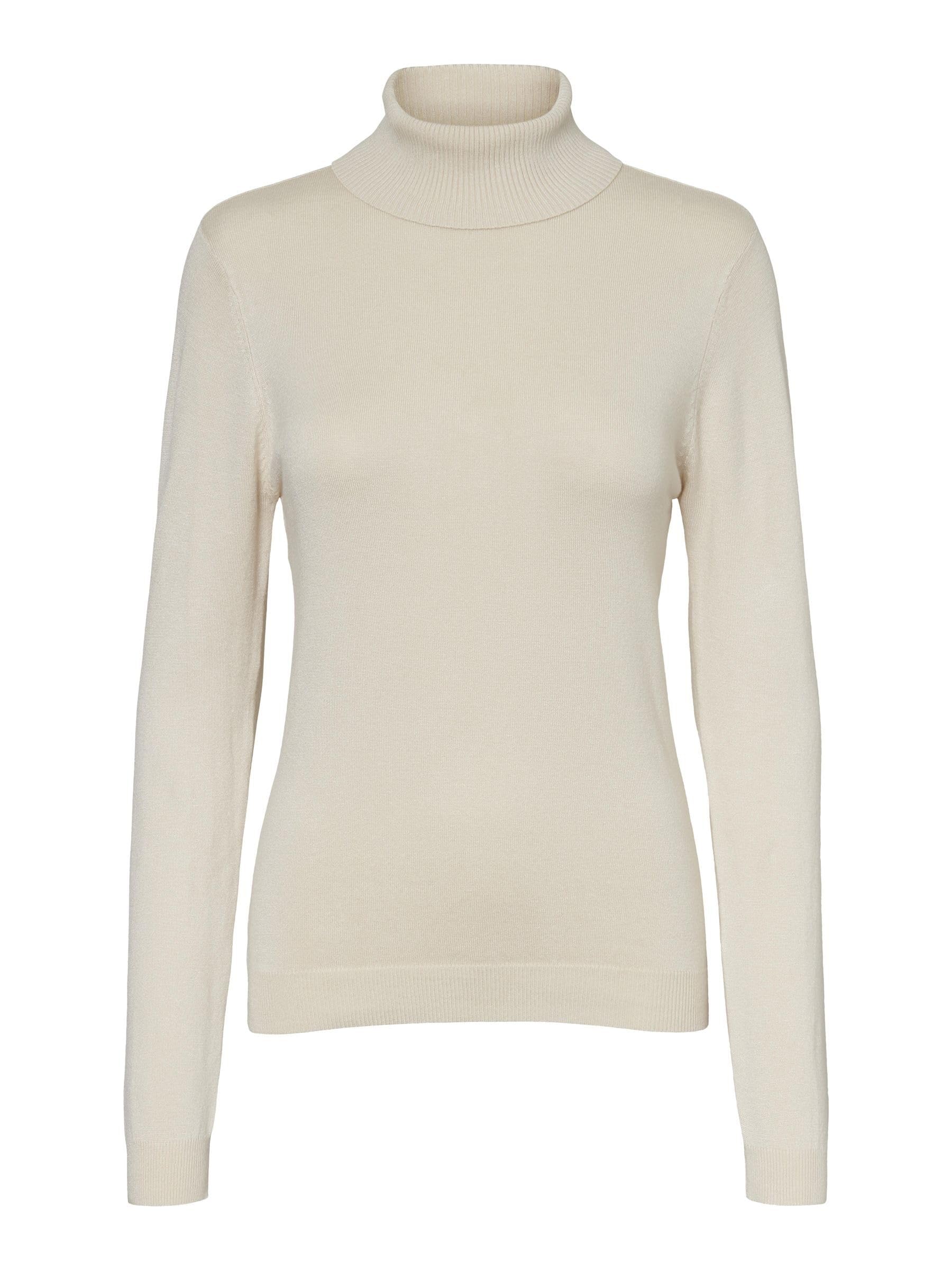 VERO MODA Vmrosa LS Highneck Top Ga Jrs Noos Long Sleeve T-Shirt for Women