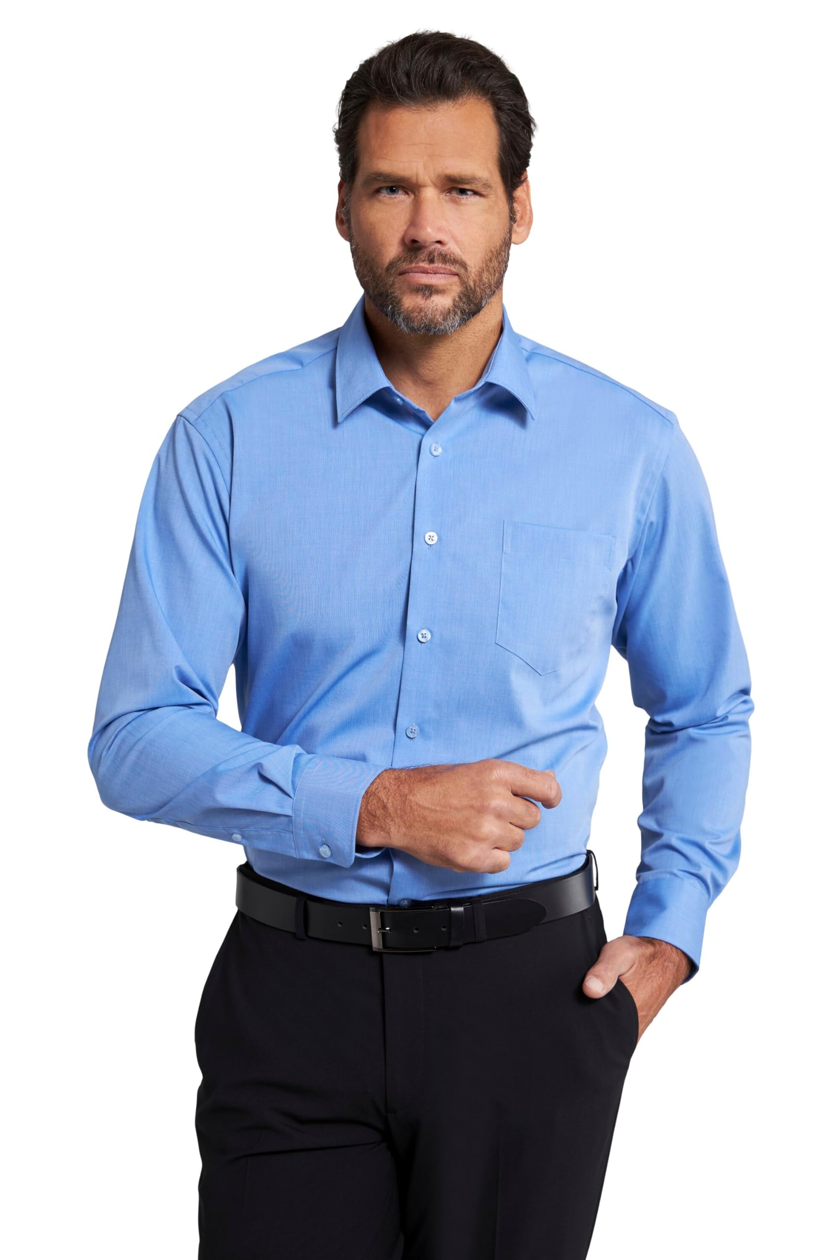 JP 1880 Non-Iron Executive Shirt, Kent Collar, Long Sleeve, Comfort Fit 804890