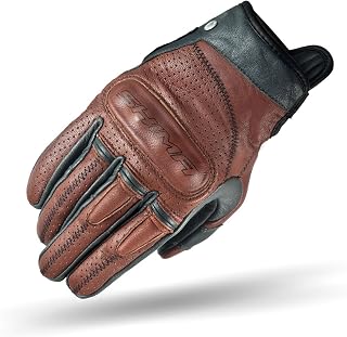 SHIMA カリバーブラック レトロビンテージ クラシック 夏用オートバイグローブ(S-XXL), サイズ: M ブラウン CALIBER BROWN M