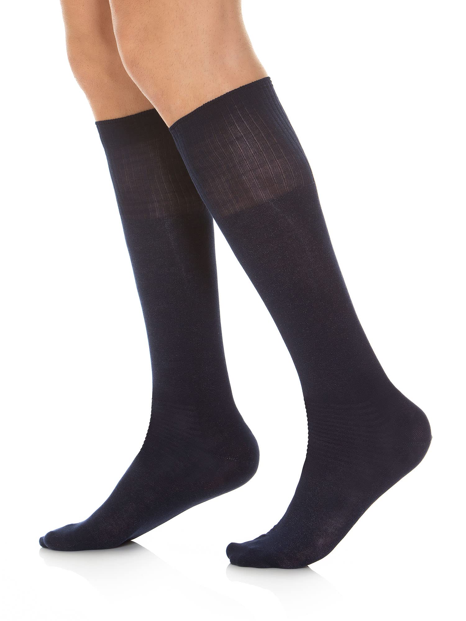 Relaxsan 550L Diabetic Socks for Men Women, Long Seamless Socks, Non Elastic, No