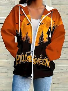 Women Zipper Hoodie with Pocket Autumn Fashion Outfits Casual Jackets Winter Clothes