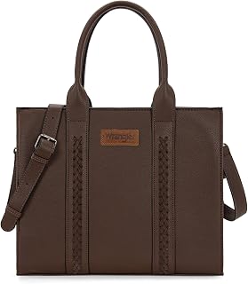 Montana West × Wrangler Tote Bags Purses for Women Work Top-Handle Handbags with Strap
