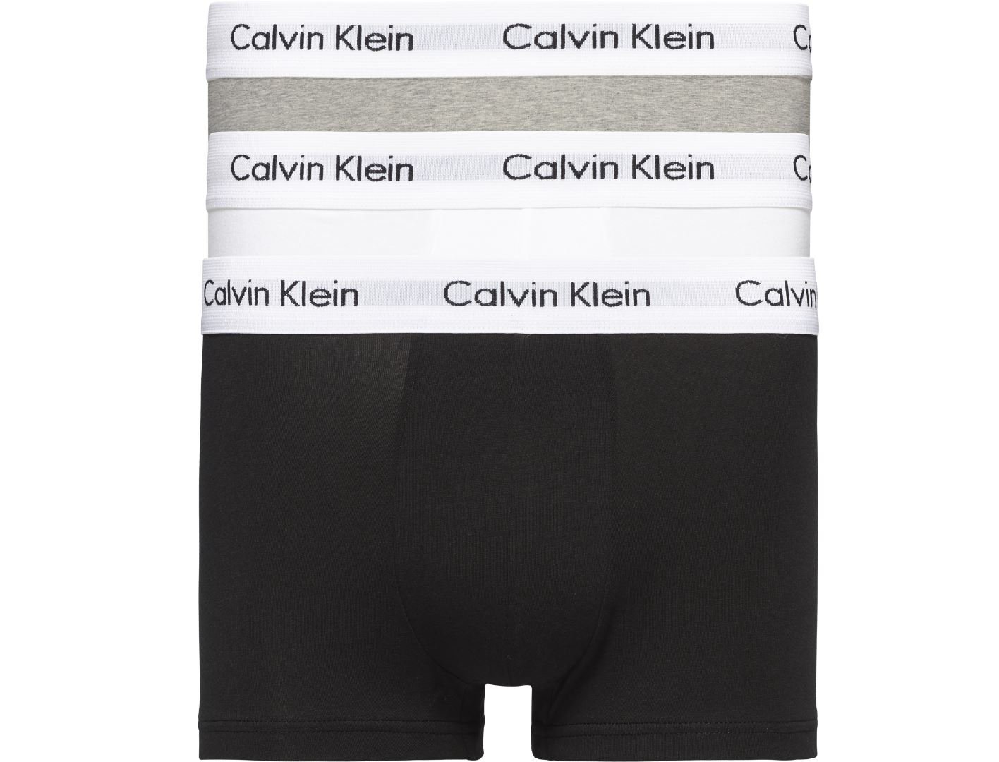 Calvin Klein Men's Boxer Briefs Pack of 3 Low Rise Trunks Underwear