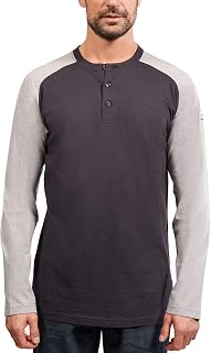 Rasco Flame Resistant Henley T-Shirt, Lightweight FR Shirts for Men
