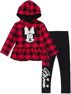 Disney Minnie Mouse Mickey Mouse Fleece Hoodie & Leggings for Big Kids
