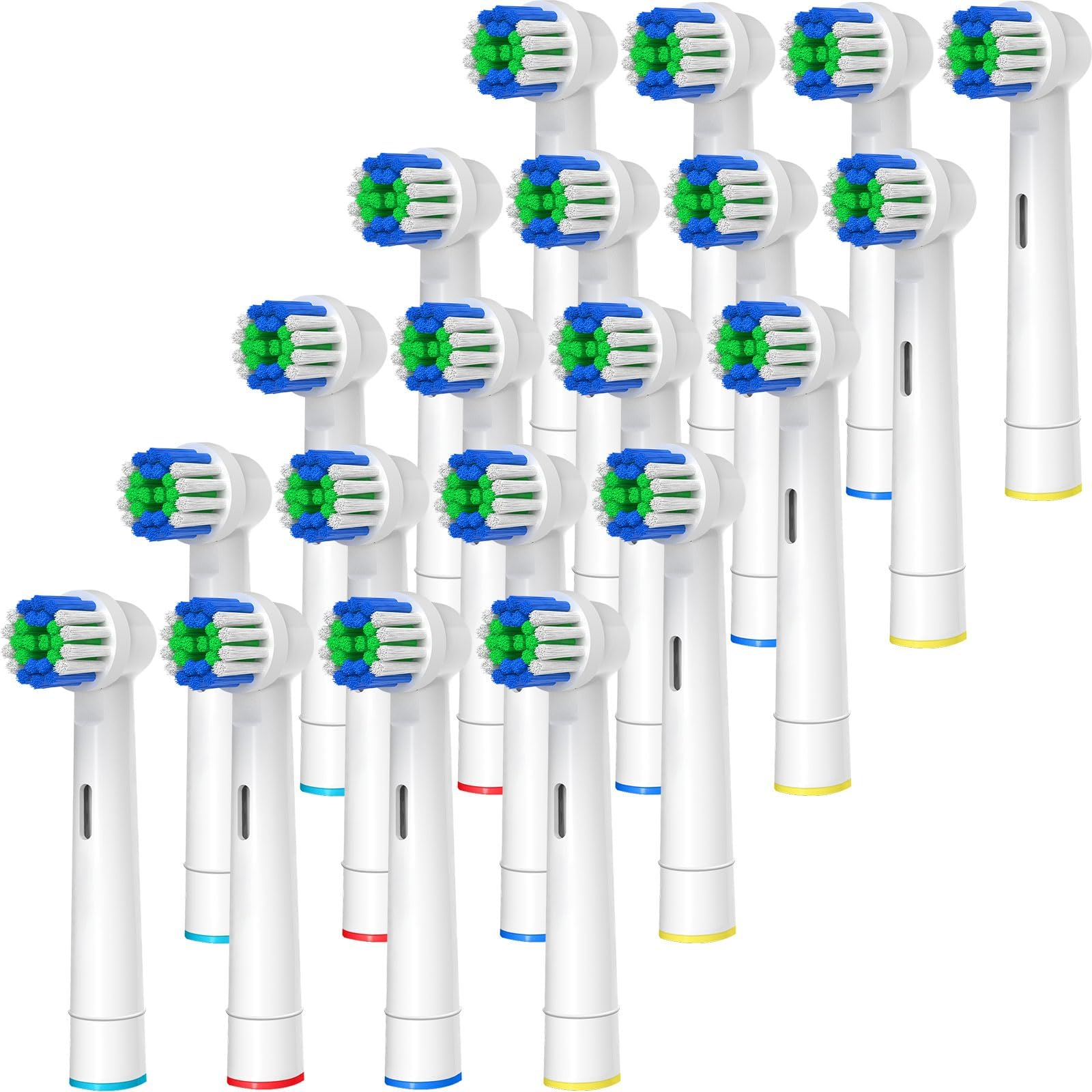 Replacement Toothbrush Heads Compatible with Oral B Braun 20 Pcs | Professional 