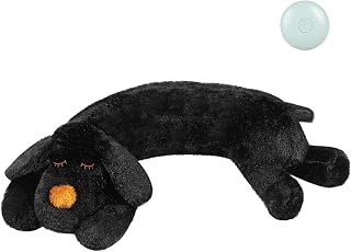 WEOK Heartbeat Toy for Puppy - Comfort Cuddler Pillow, Dog Anxiety Relief Calming Aid, Stuffed Animal for Sleep Aid, heart beat teddy for Cats Pets