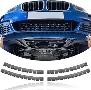 4 Pack Bumper Scrape Guard for Cars Front Bumper Protector Luxury car for Cars Anti-Scratch Bumper Scrape Guard Skid Plate DIY Kit Bumper Buddy