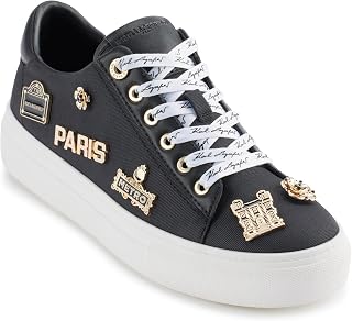 Karl Lagerfeld Cushioned Insole Everyday Cate Rue Pins – Lace Up Women's Trainers