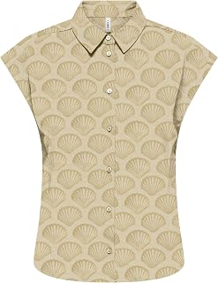 ONLY Onlnova Life Vis S/S Clay Shirt AOP Women's