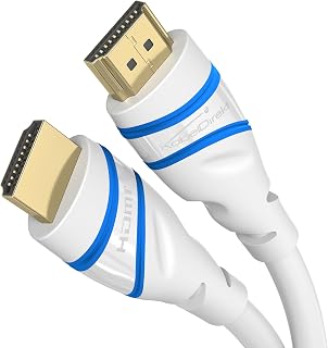 KabelDirekt HDMI 2.1 Cable 10K & 8K - 3 m White Certified