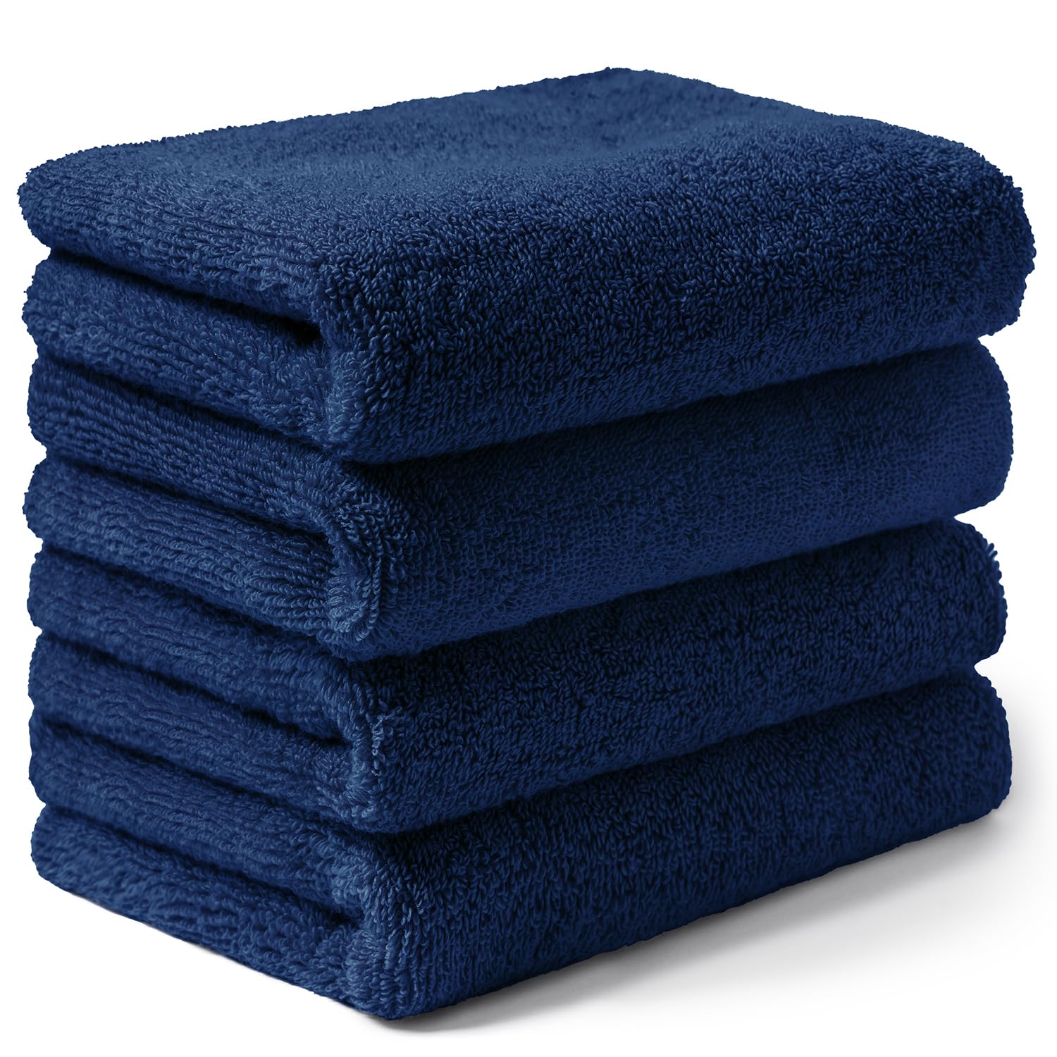 AIFY City Towels, Face Towels, Set of 4, Thick, Fluffy, Quick Drying, Absorbent,
