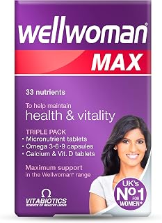 Wellwoman Max Multivitamin Tablets for Women,84 Count (Pack of 1)
