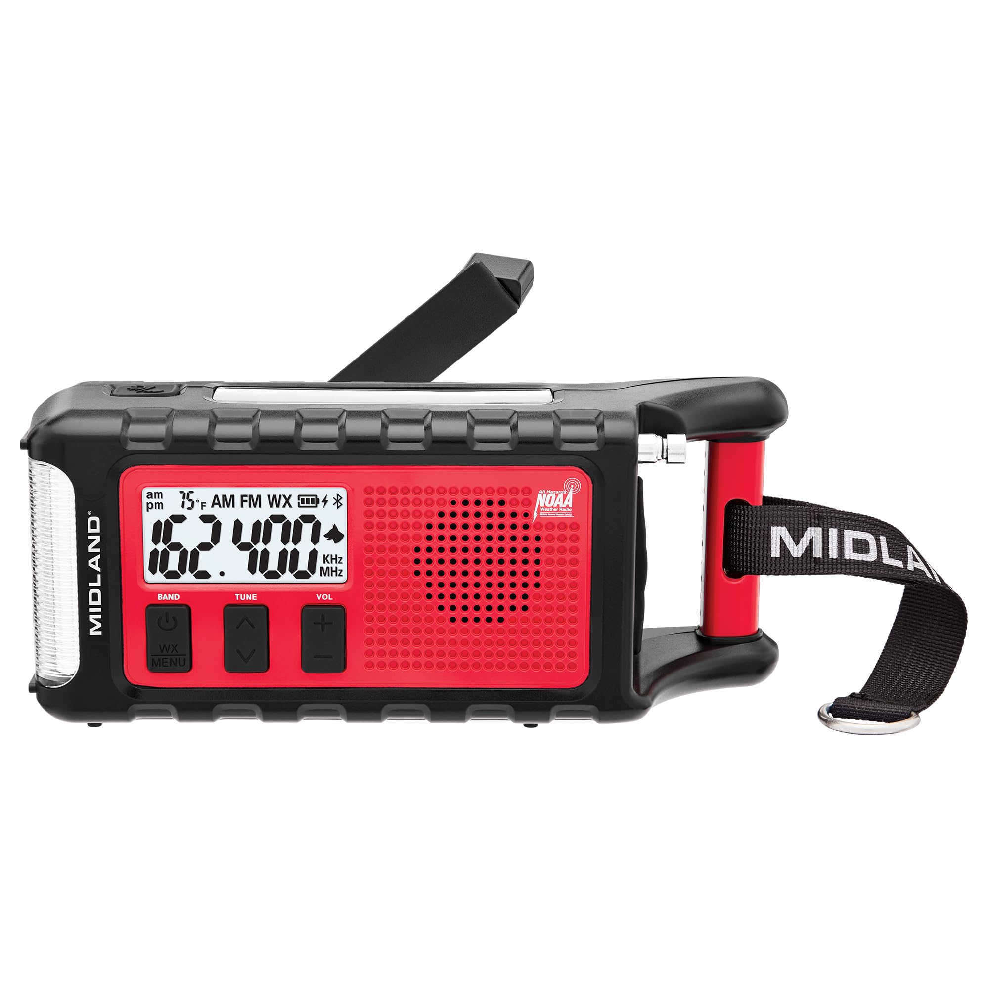 Midland - ER310PRO, Portable Emergency Bluetooth Weather AM/FM Radio | 10,000 mA
