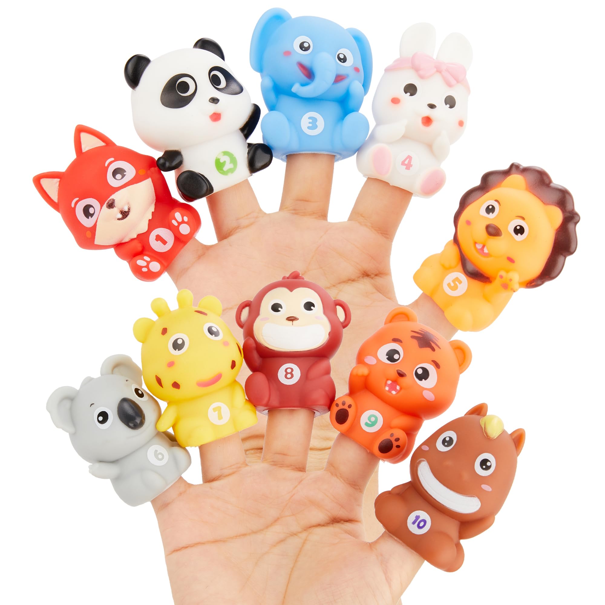 AQKILO Animal Finger Puppets, Funny Party Toys and Gifts, 10 Pieces | Weird Stuf