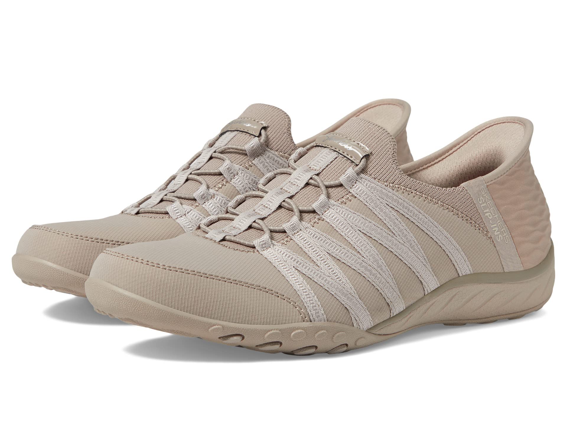Skechers Women's Breathe-Easy Roll-with-Me Slip-in Trainer