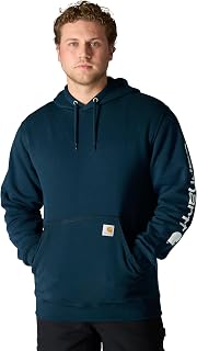 Carhartt Herren Sleeve Logo Hooded Sweatshirt Kapuzenpullover (1er Pack)