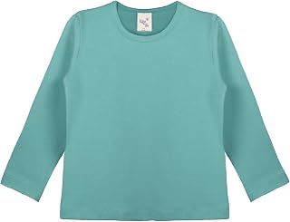 Lilax Girls Basic Long Sleeve Round Neck T-Shirt