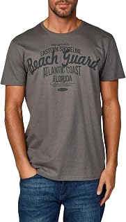 riverso Men’s T-Shirt, RIVLeon, Crew Neck, O-Neck, Short Sleeve Tee Shirt, Print, Regular Fit, 100% Cotton, Green, Blue, White, Grey, Red, Orange, S, M, L, XL, 2XL, 3XL, 4XL, 5XL