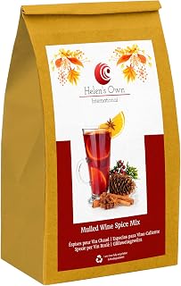 Genuine German Mulled Wine Spice Mulling Spices Mix Gluhwein - 18 x 1.5g Sachets - Glühwein Gewürz by Meßmer – with Helen’s Own Recipe Instruction Booklet and Winter Punch spice mix
