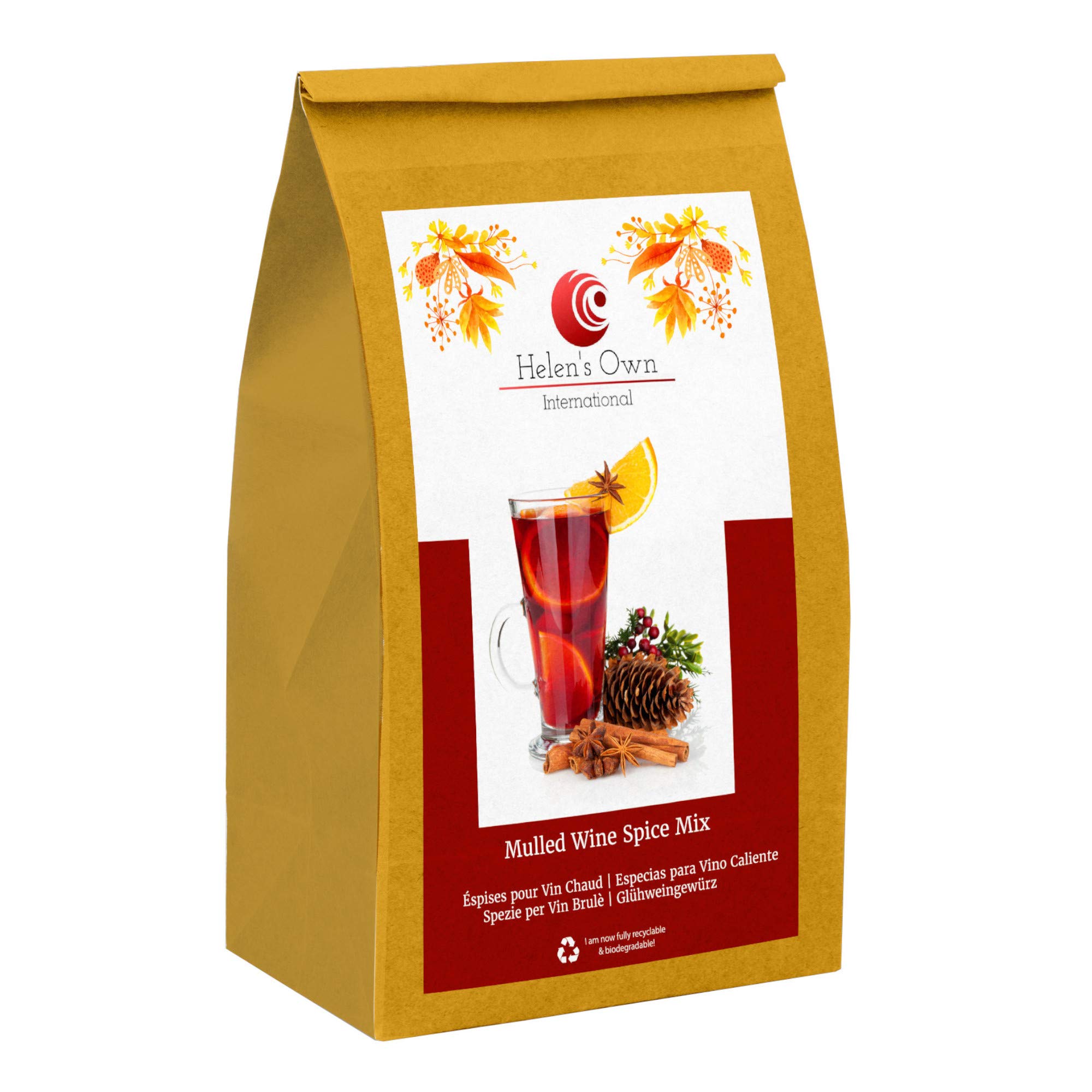 Genuine German Mulled Wine Spice Mulling Spices Mix Gluhwein - 18 x 1.5g Sachets