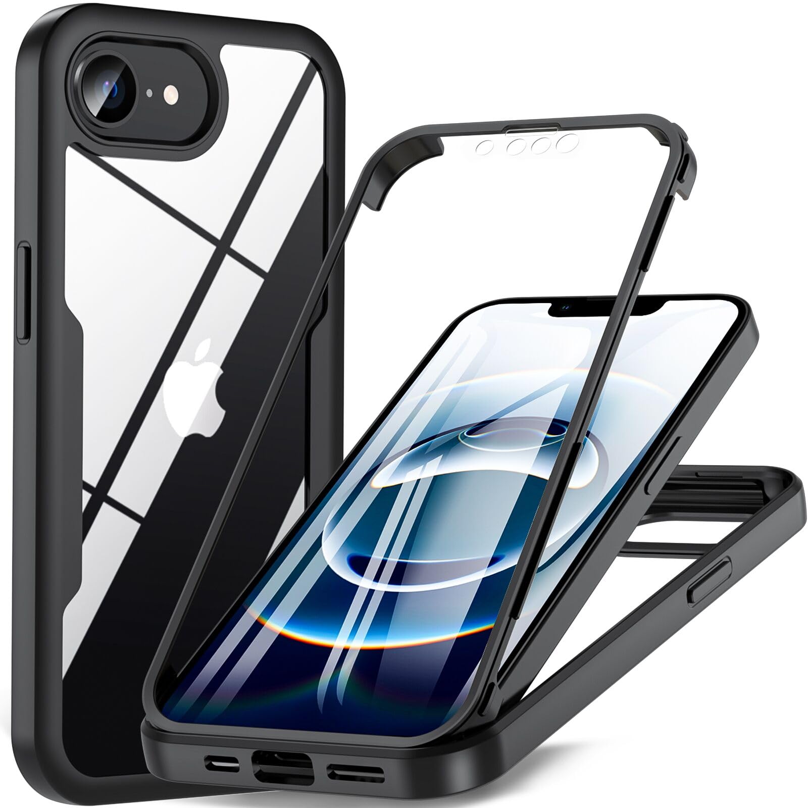 for iPhone 17e Case/iPhone 16e Case, [ iPhone 16e Case with Screen Protector], 3