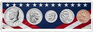 2025-5 Coin Birth Year Set in American Flag Holder Uncirculated