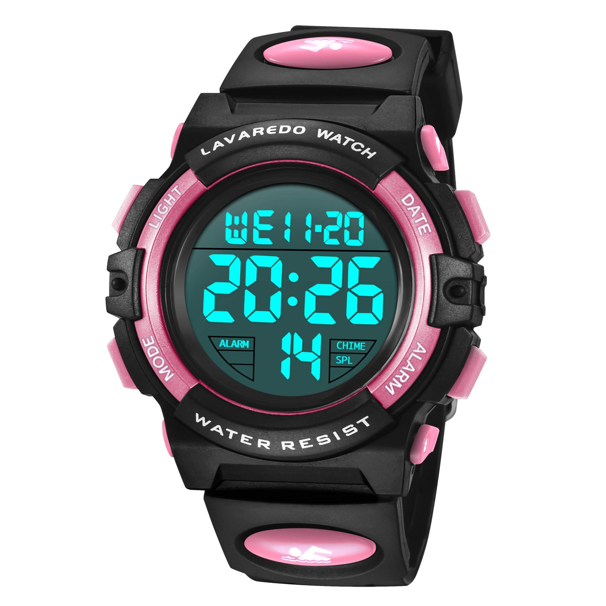 Kid's Watch,Boys Watch Digital Sport Outdoor Multifunction Chronograph LED Water