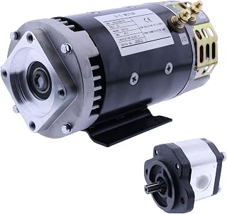 HOLDWELL 24V Electric Motor 40844GT 105387GT + Hydraulic Pump 96193GT | Compatible with Genie Lifts GS-1530 GS-1532 GS-1930 GS-1932 GS-2032 GS-2046 GS-2632 GS-2646 GS-3232 GS-3246