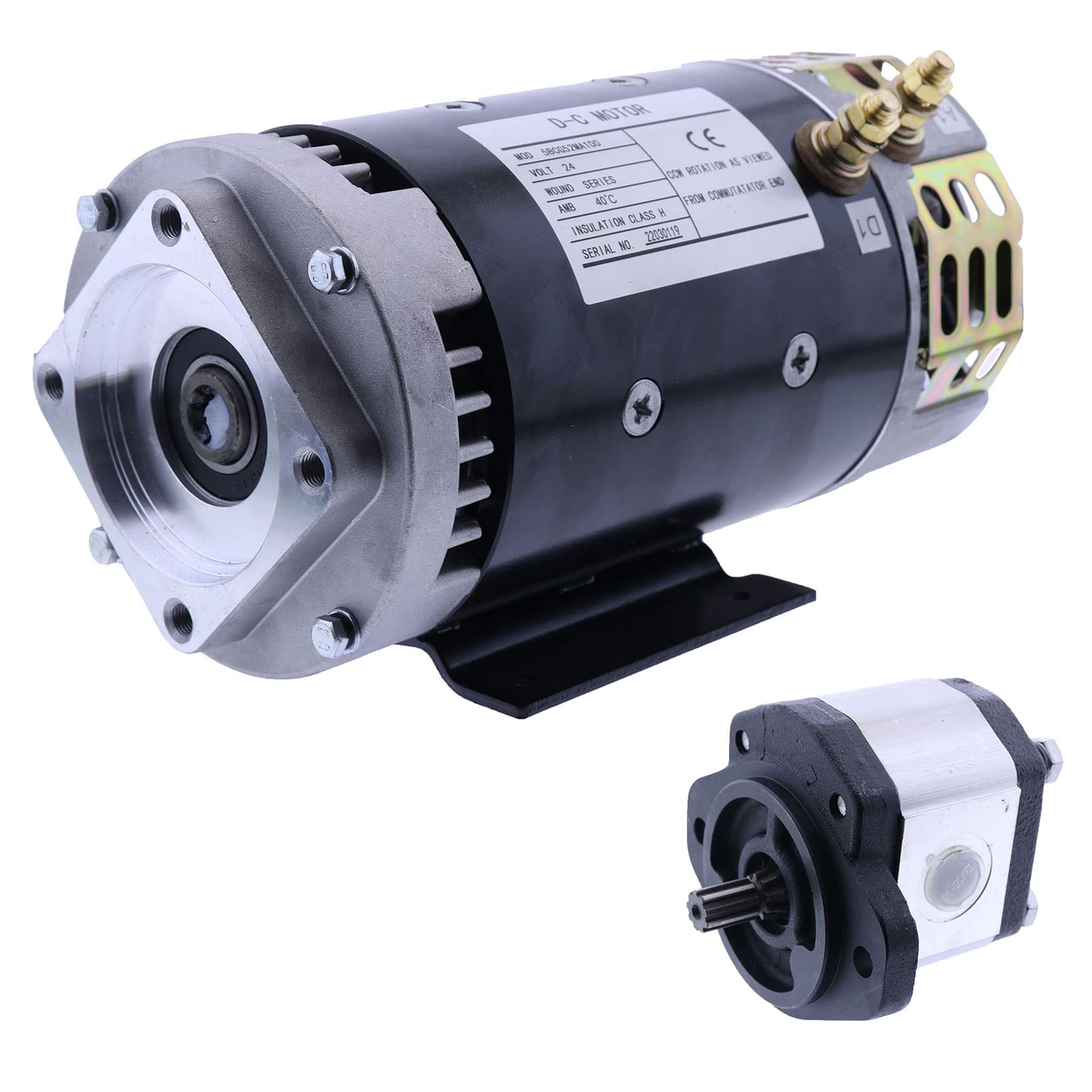 HOLDWELL 24V Electric Motor 40844GT 105387GT + Hydraulic Pump 96193GT | Compatib