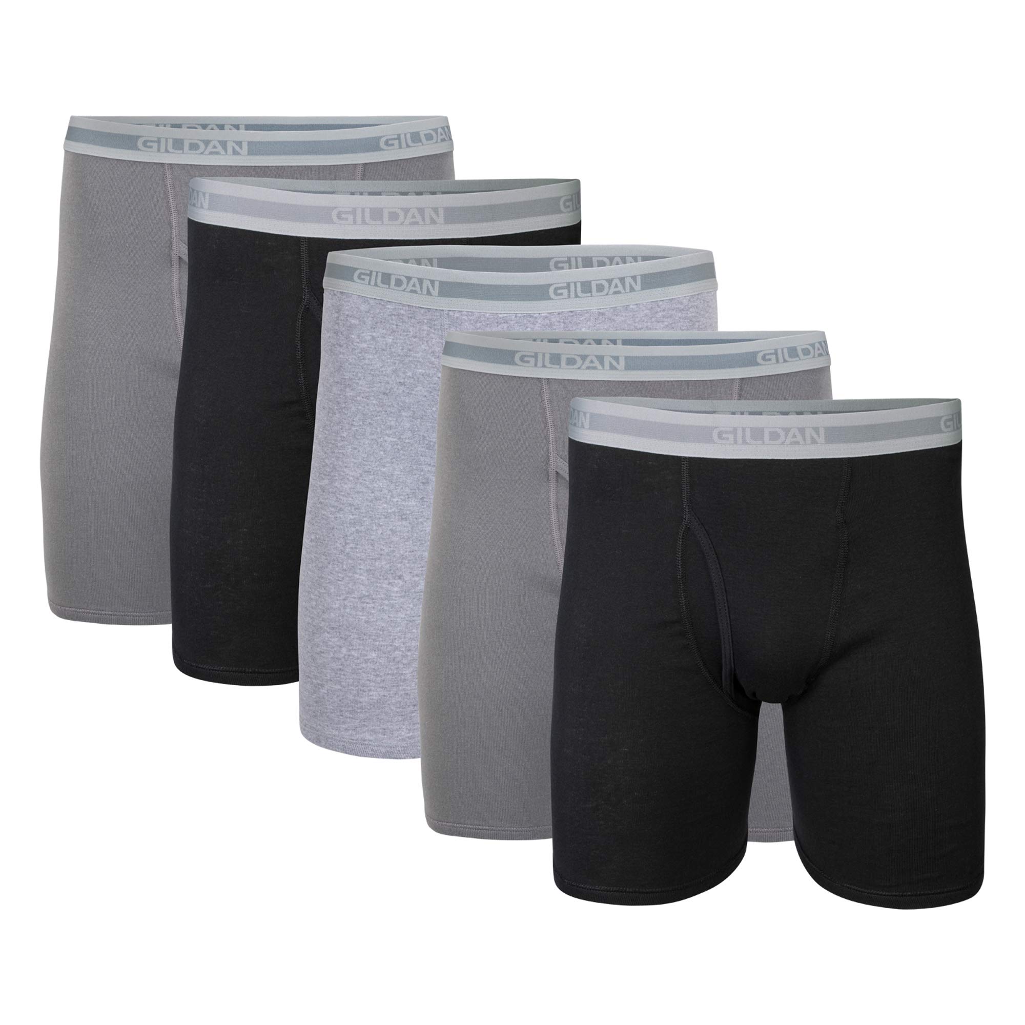 Gildan Mens Underwear Boxer Briefs Multipack