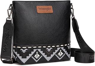 Wrangler Crossbody Purses for Women Two Tone Crossbody Bags Women Purses and Handbags