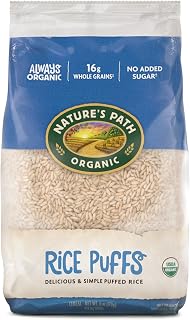 Nature's Path Organic Rice Puffs Cereal, 6 oz (Pack of 1) | No Added Sugar, 16g Whole Grains, 1 Simple Ingredient