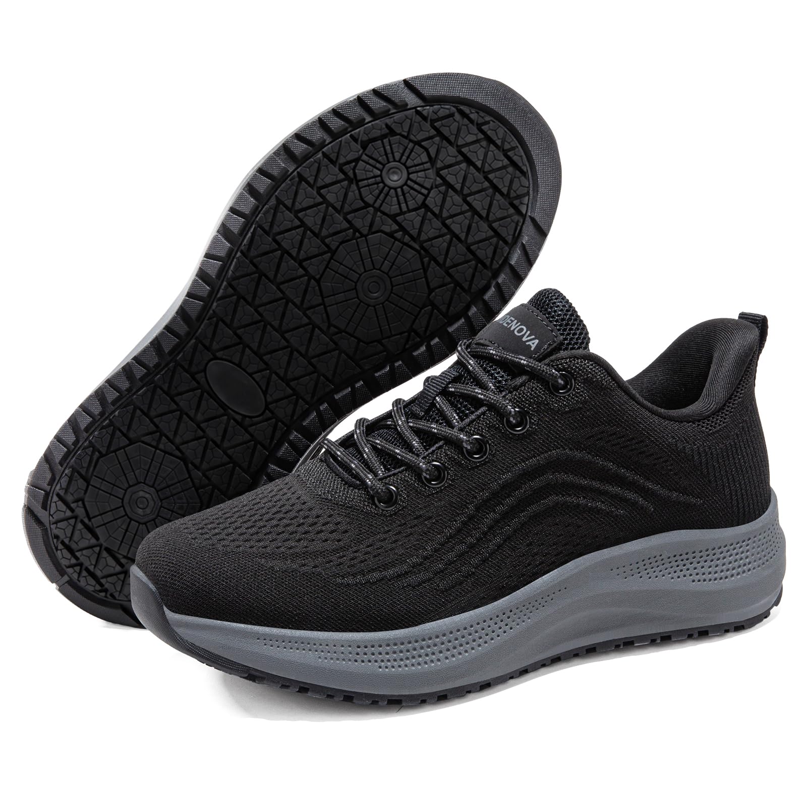 Womens Non Slip Work Shoes Water Resistant Food Service Walking Sneakers