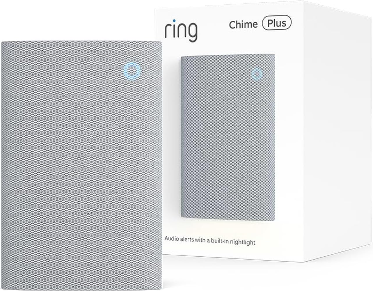 Ring Chime Plus (newest model) — Crisp, clear audio alerts for select Ring devic