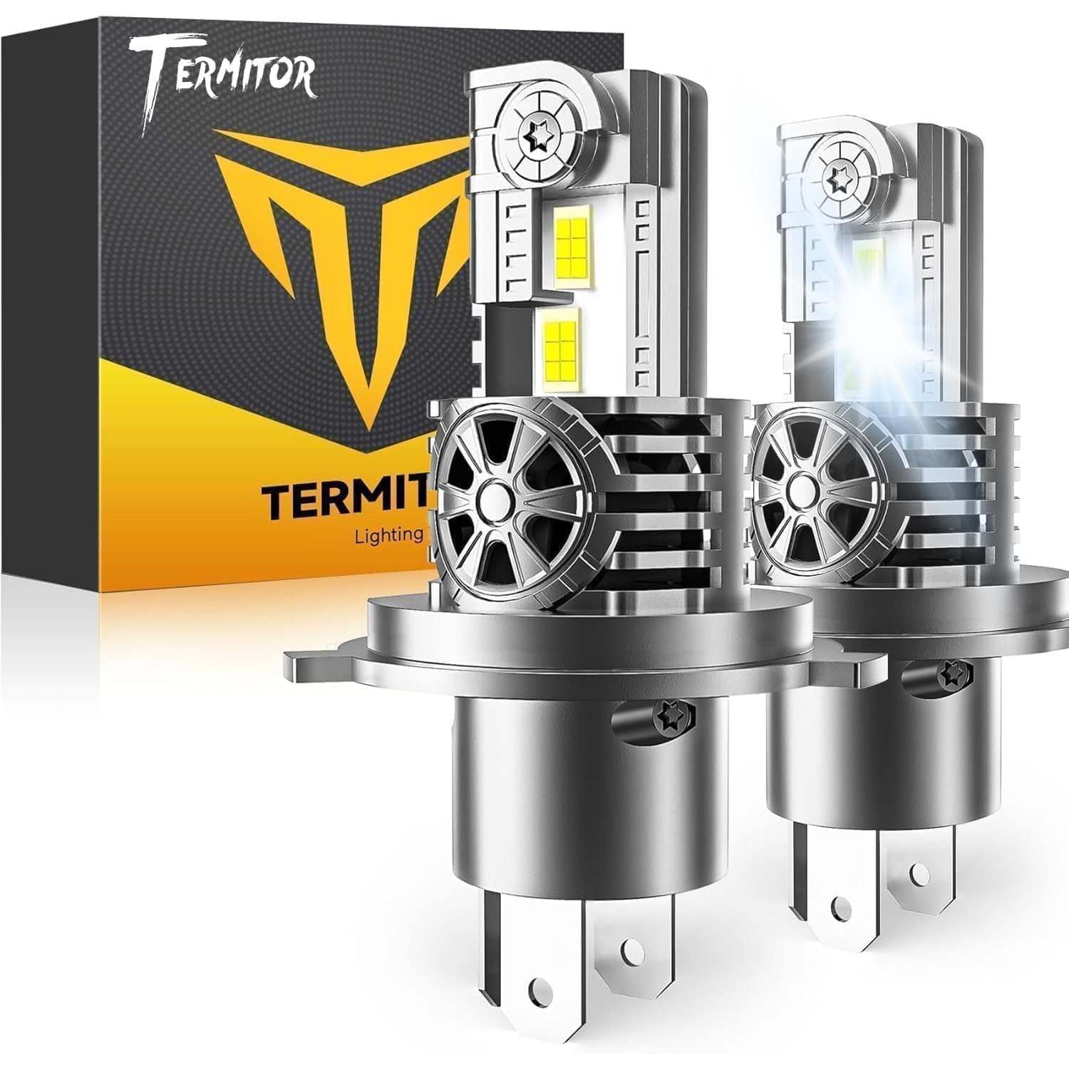 Termitor Laest H4/9003 HB2 Exterior Light Bulbs for Off-road, 15X Brighter 90,00